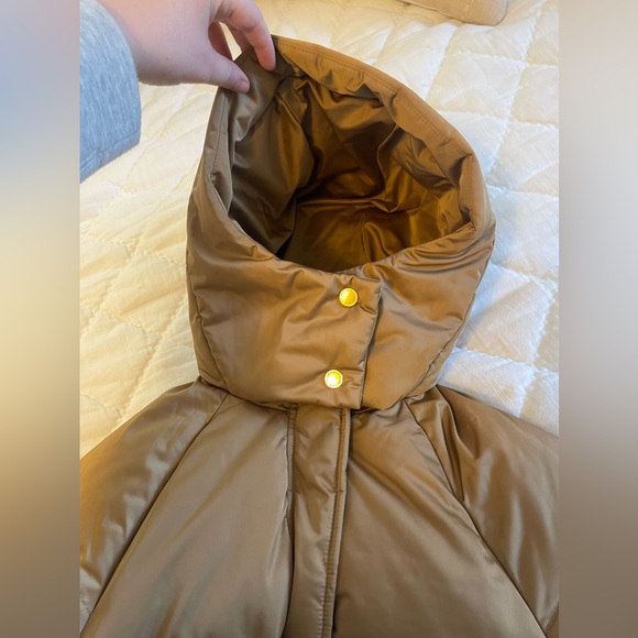 Abercrombie Long  Hooded Puffer Jacket Size S - Long - Ultra Collection - Picture 2 of 11